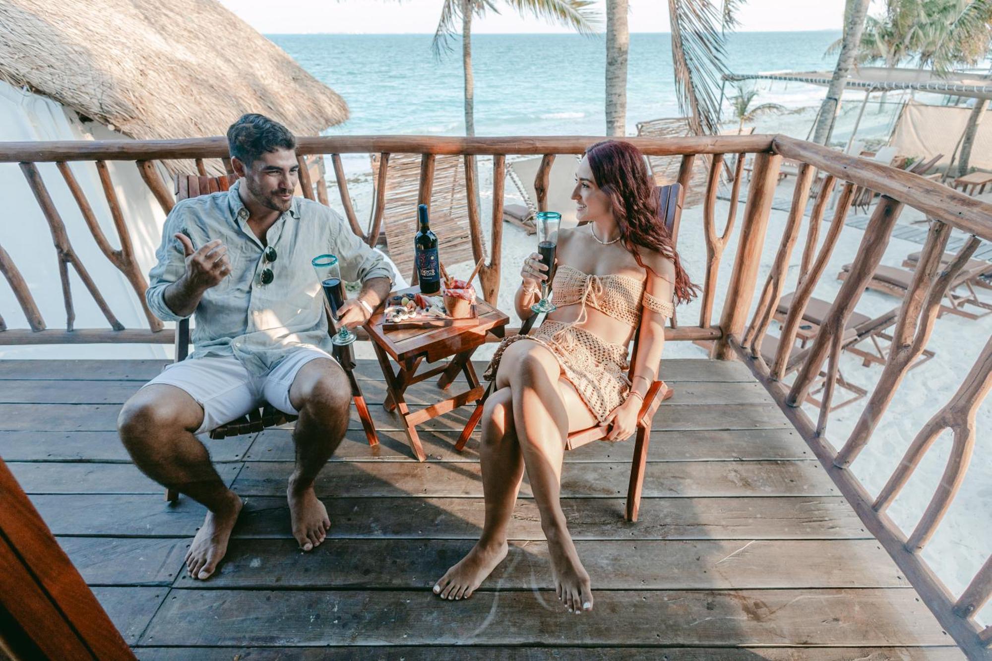 Punta Blanca Beach House Cancún Eksteriør bilde